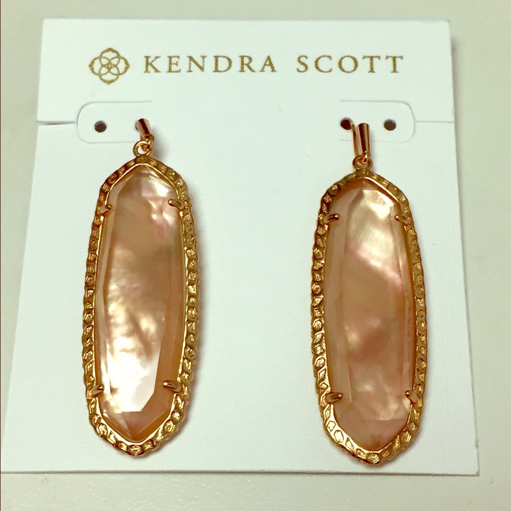 Kendra Scott Lauren Earrings in Peach Illusion